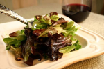 Baby Lettuces and Greens with Garlic Dijon Vinaigrette