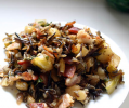 Wild Rice Stuffing with Apples and Chestnuts