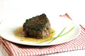Roasted Filet Mignon with Herb Butter