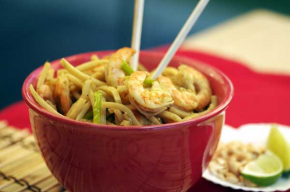 Shrimp with Green Curry