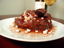 Steaks with Cranberry Port Gorgonzola Sauce
