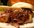 Brisket Sandwich with Onion Jam