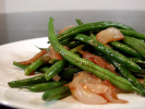 Green Beans with Roasted Shallots
