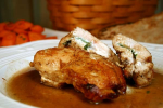 Chicken Breast Stuffed with Goat Cheese and Basil